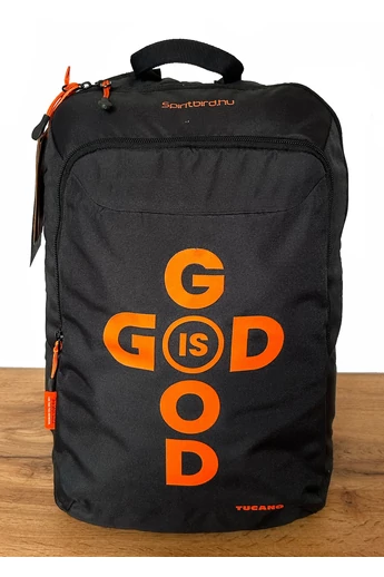 Hátizsák, 19 literes, TUCANO, "God is Good" mintával